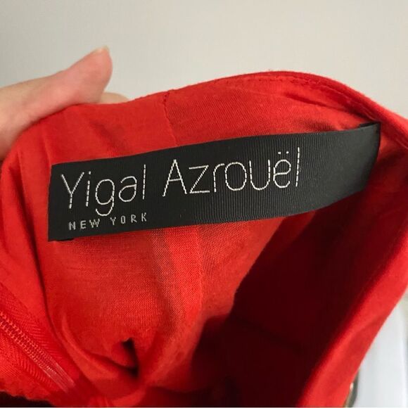 Yigal Azrouel Red Mini Pencil Skirt - Picture 4 of 5